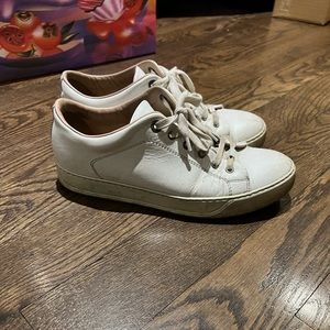 Lanvan White Sneakers Size 6